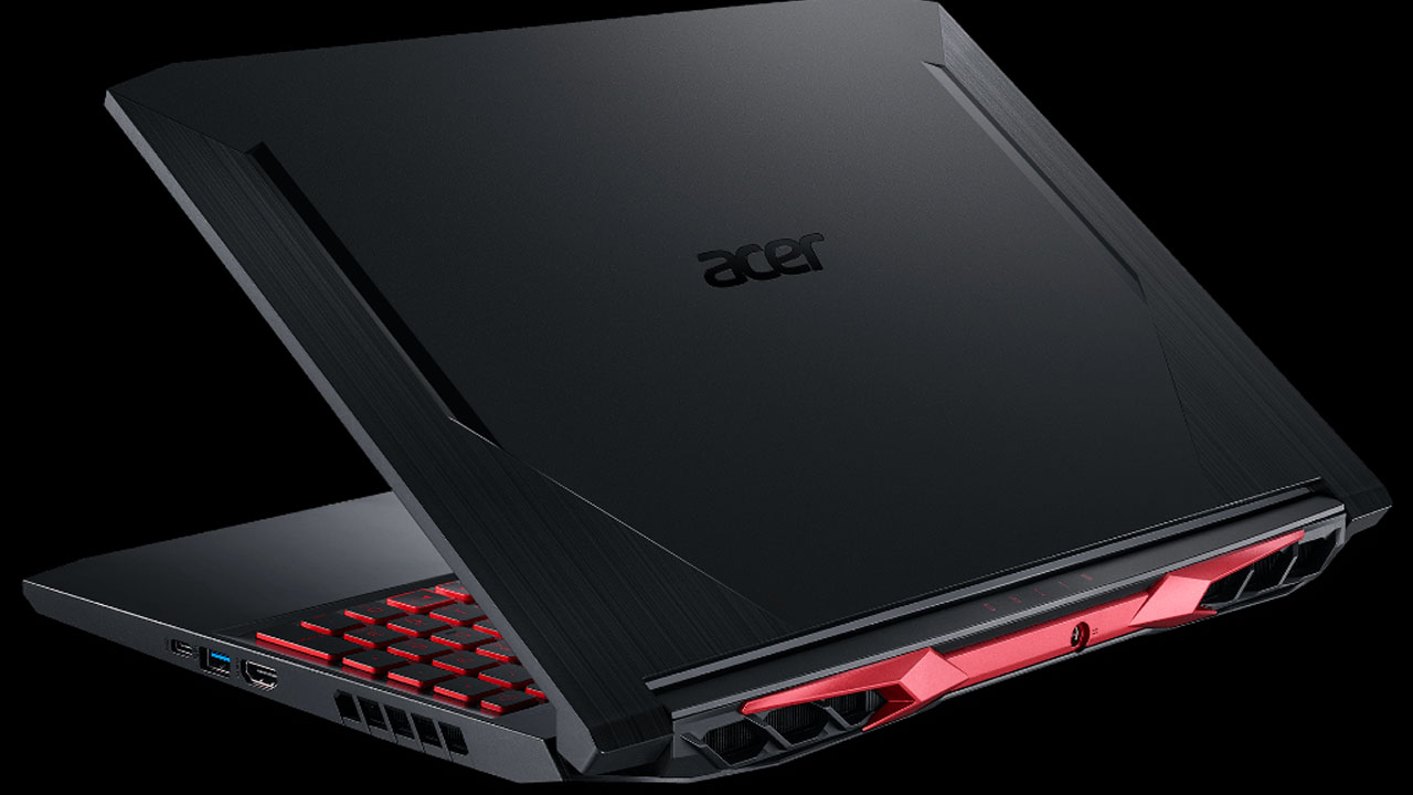 Design do notebook Acer Nitro 5