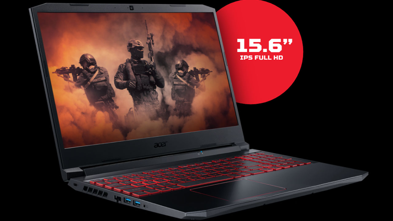 O notebook Acer Nitro 5 possui uma tela de 144 Hz