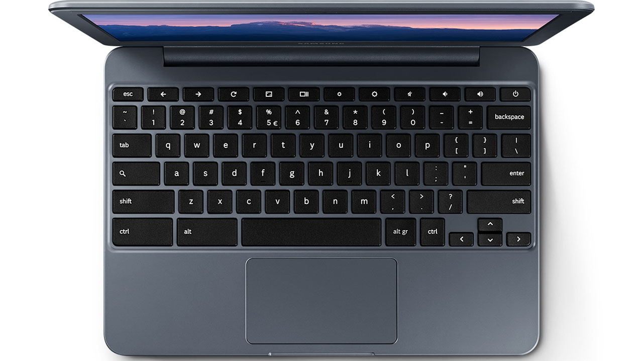 O Samsung Chromebook conta com um teclado ABNT2. (Foto: Divulgação/Samsung)