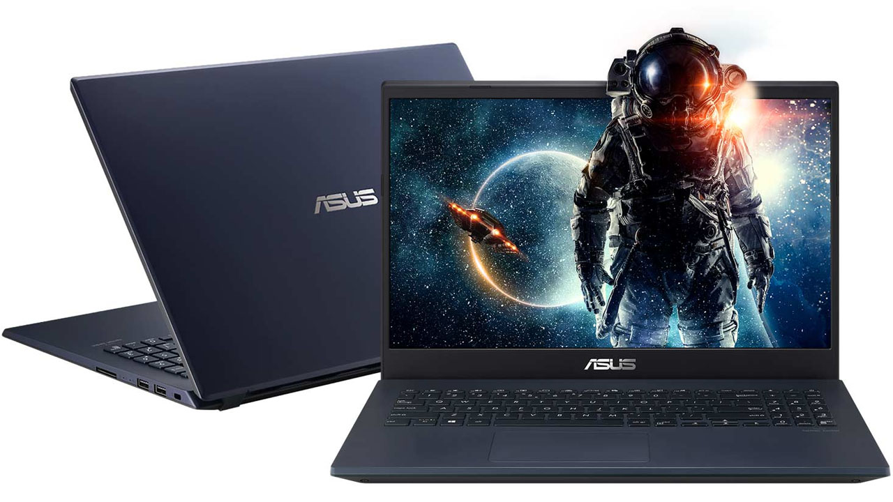 O Notebook ASUS possui design simples e discreto