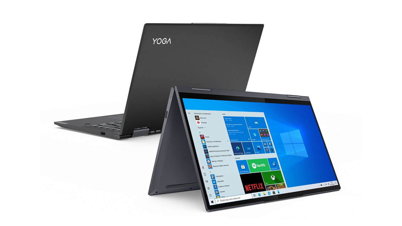 Design do Lenovo Yoga 7i