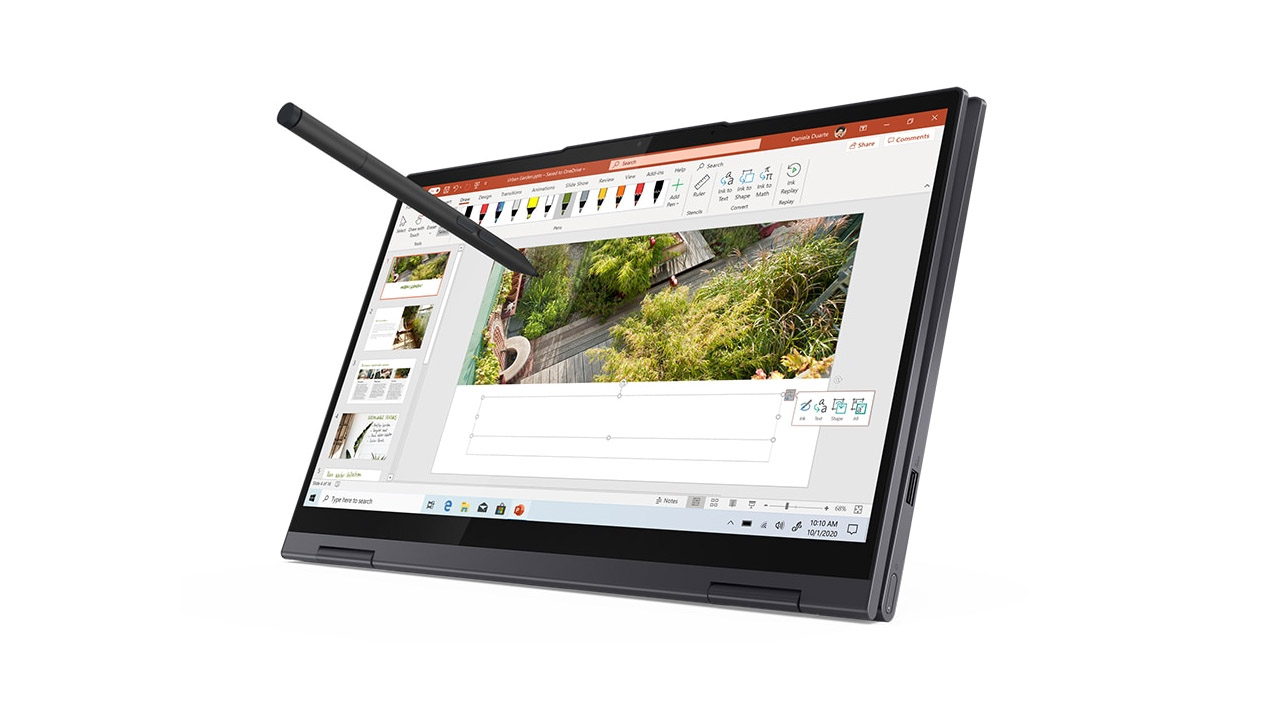 O Lenovo Yoga 7i possui tela touch