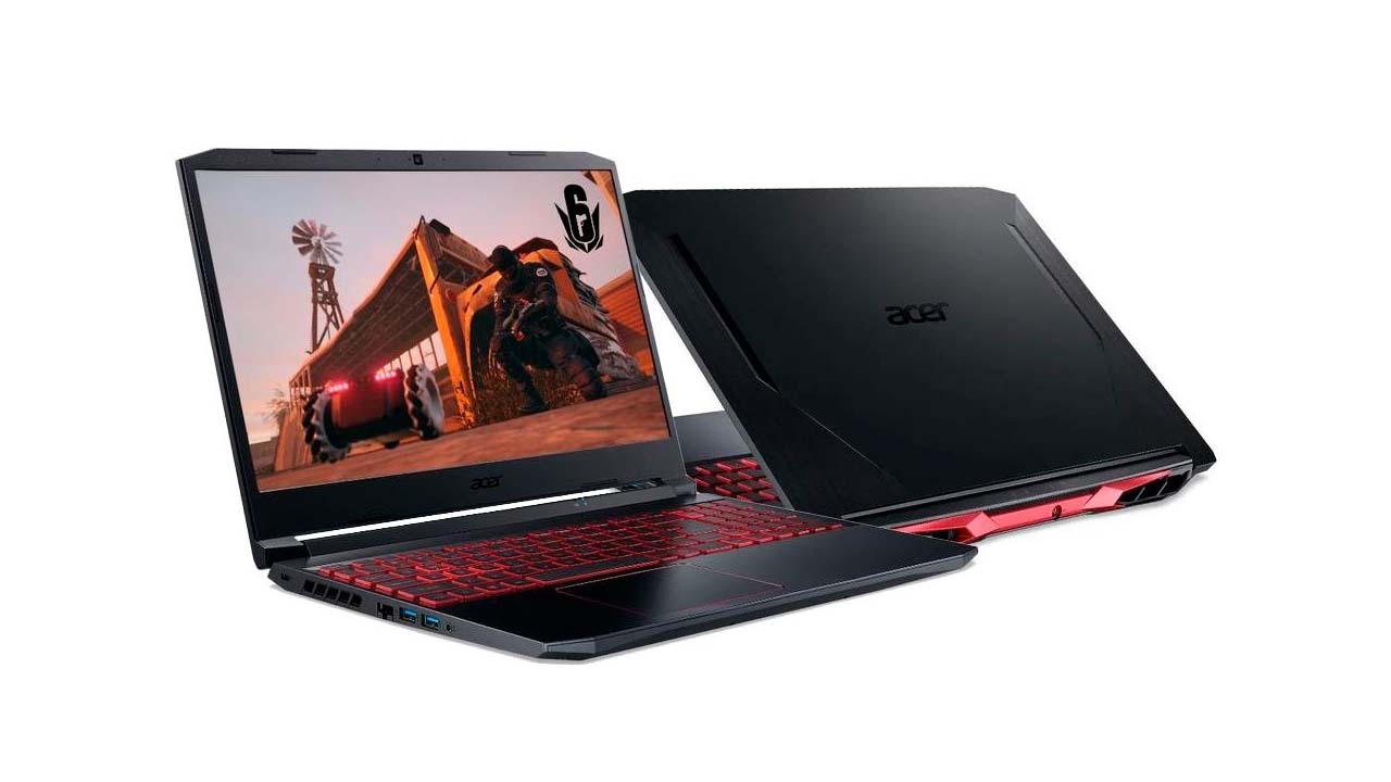 Design do Acer Nitro 5 AN515-55-705U